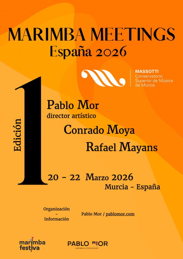 Cartel Marimba Meetings España